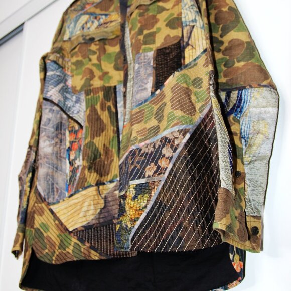 SS17 DRIES VAN NOTEN PATCHWORK SHIRT JACKET 48 - Picture 6 of 16